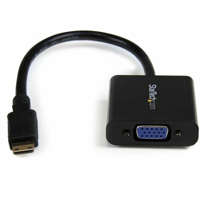 Adaptador HDMI a VGA Startech MNHD2VGAE2 200 m Negro Adaptador HDMI a VGA Startech MNHD2VGAE2 200 m Negro