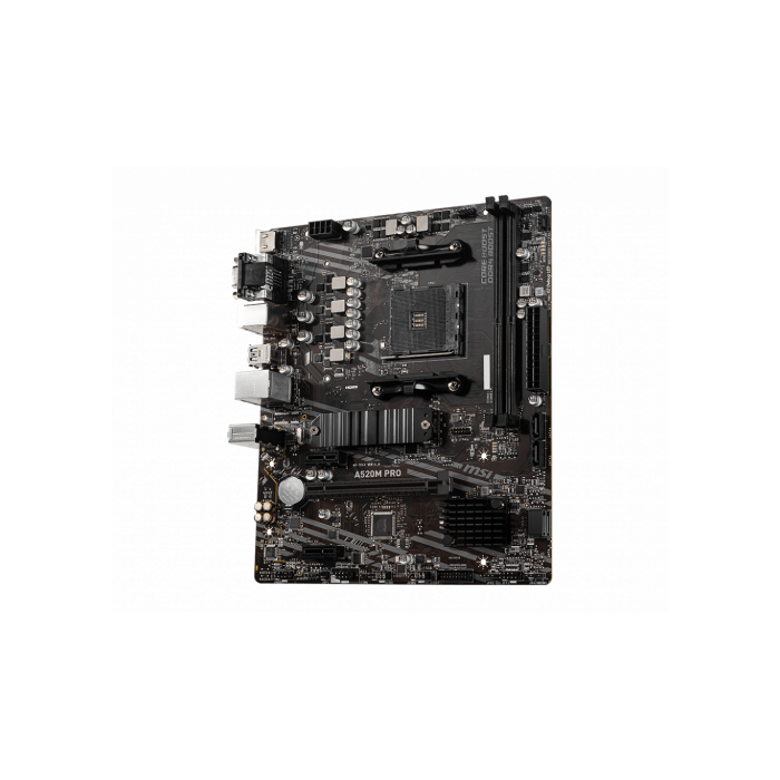 MSI A520M PRO placa base AMD A520 Zócalo AM4 micro ATX 1