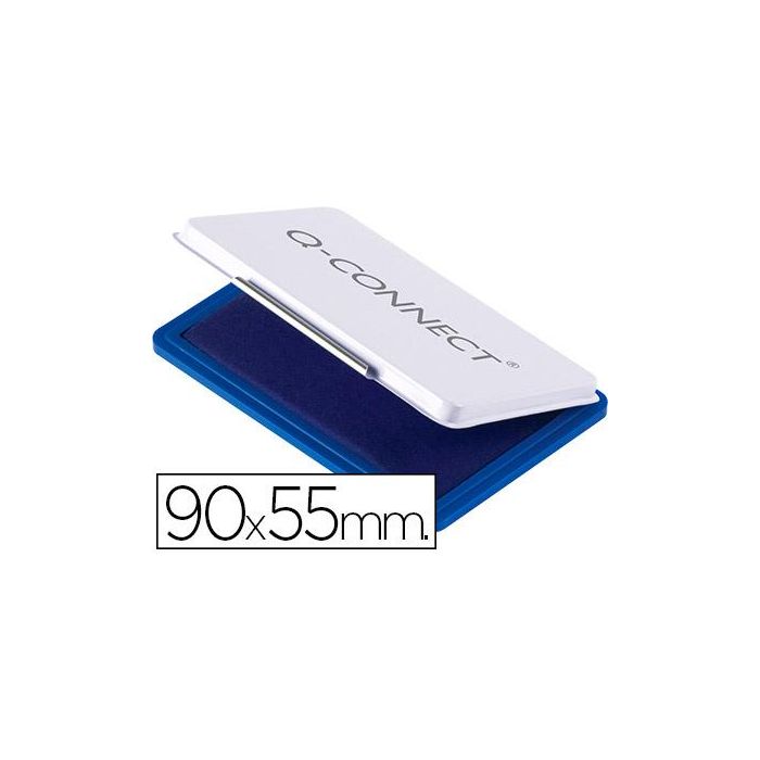 Tampon Q-Connect Nº3 90x55 mm Azul