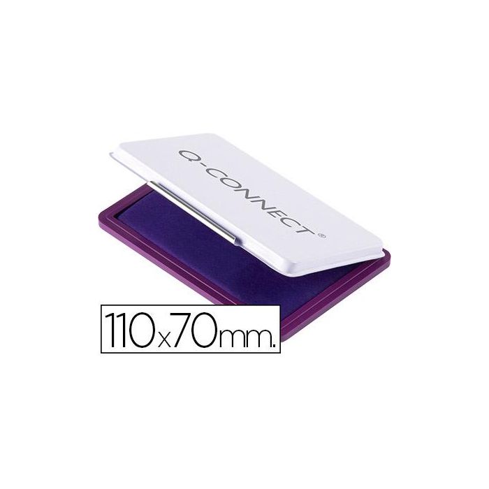 Tampon Q-Connect Nº2 110x70 mm Violeta