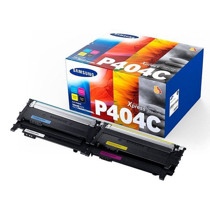 Toner Samsung P404C Sl C430 W - C480 - C480Fn - C480Fw - C480 W Pack Magenta Cian Amarillo Y Negro 1.000 Pag 1