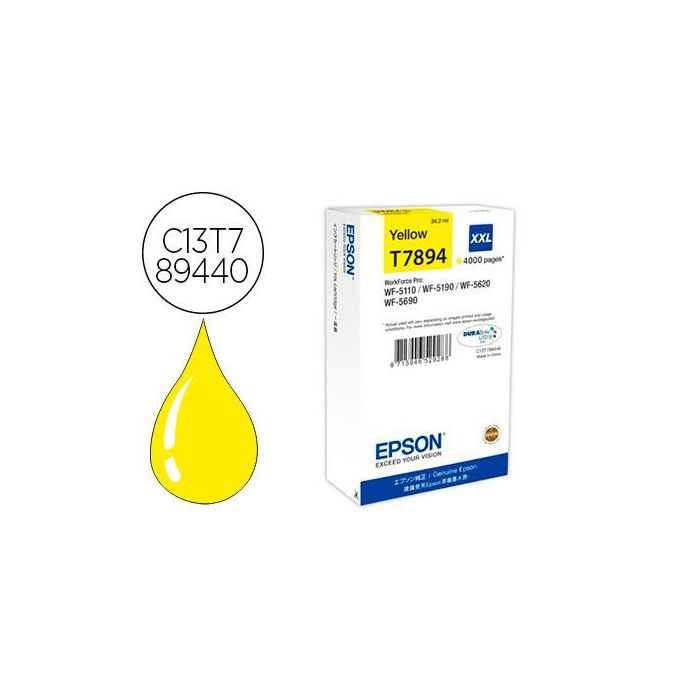 Cartucho de Tinta Original Epson T789440 Amarillo