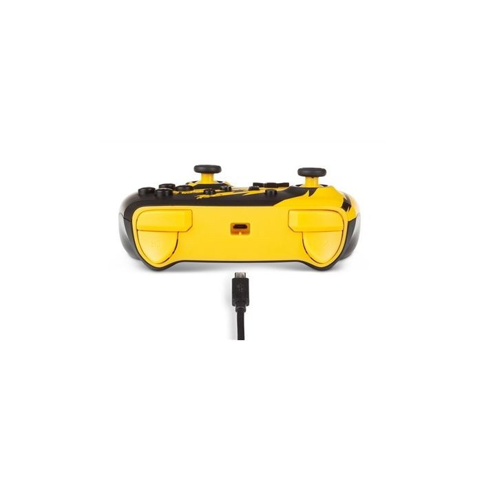 Enhanced Mando Con Cable Nintendo Switch Pokemon Pikachu Lightning POWER A 1516985-01 4