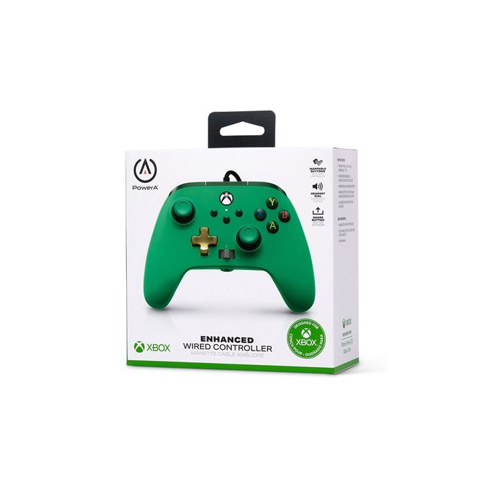 Enhanced Mando Con Cable Xbox Series X/S Verde POWER A 1518814-02 7