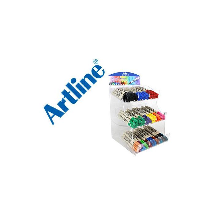 Rotulador Artline Supreme Brush Base De Agua Punta Tipo Pincel Trazo Variable Expositor De 108 Unidades