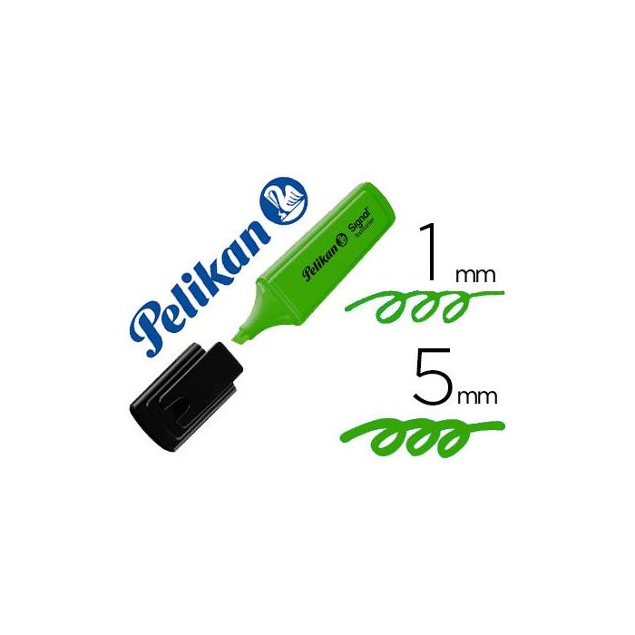 Rotulador Pelikan Fluorescente Textmarker Signal Verde 10 unidades