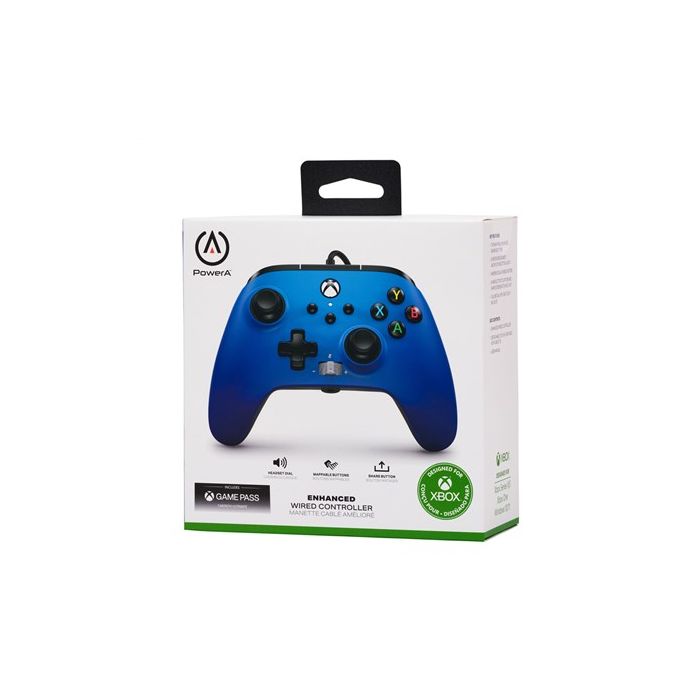 Enhanced Mando Con Cable Xbox Series X/S Sapphire Fade POWER A 1522665-01 11
