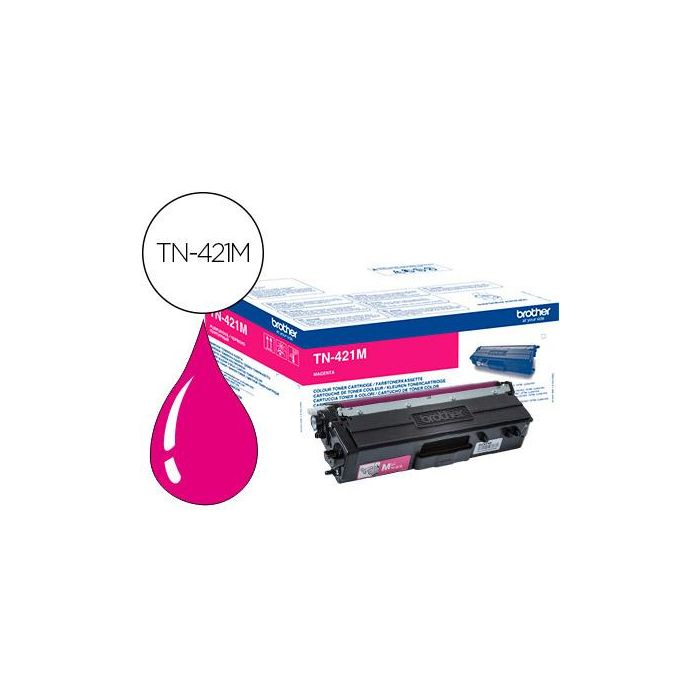 Toner Brother Tn-421 Para Dcp-L8410 Cdn - 8410 Cdw - Hl-L8260 Cdw - Mfc-L8360 Cdw - 8690 Cdw - 8900 Cdw Magenta