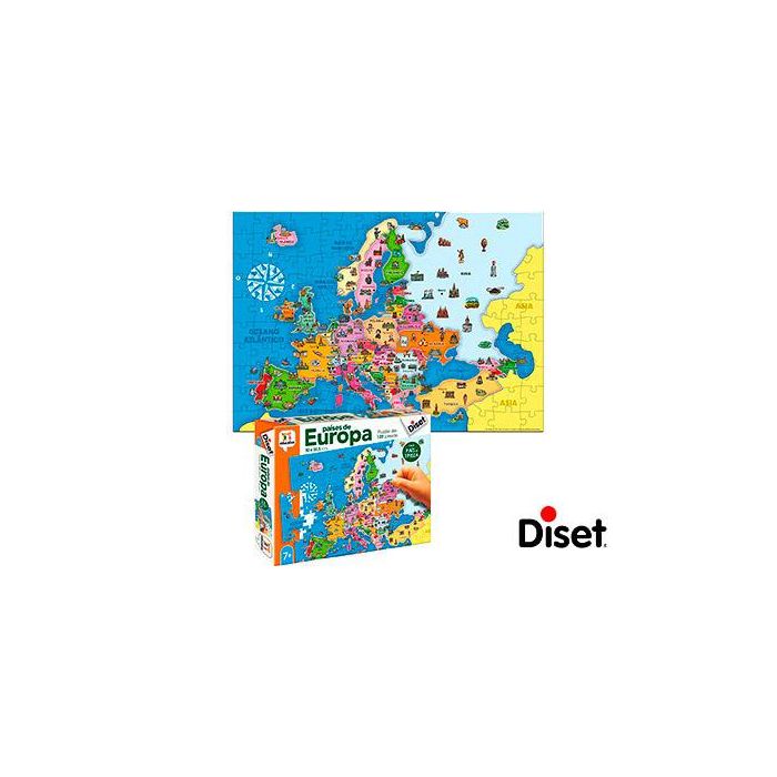 Juego Diset Didactico Paises De Europa