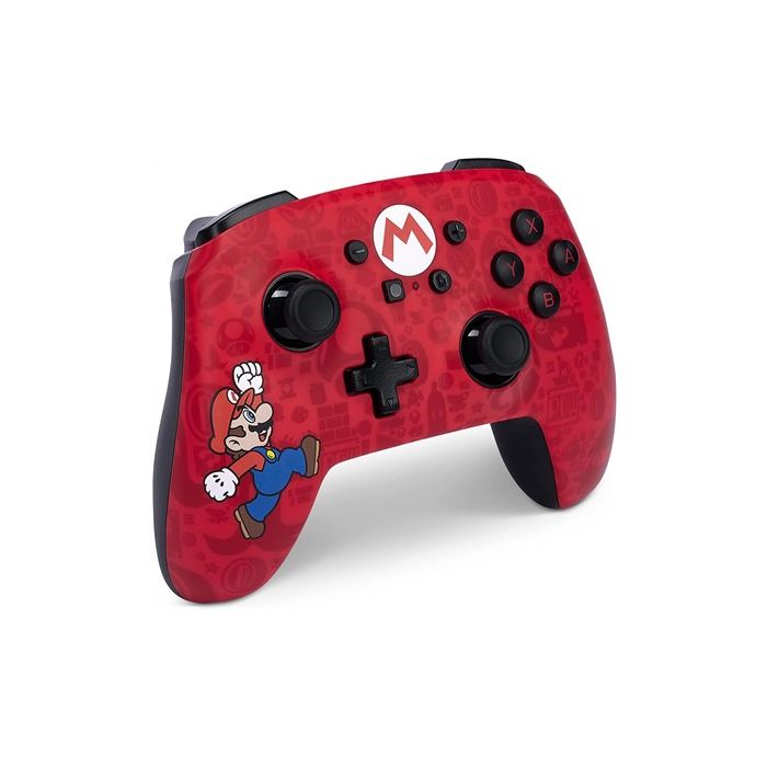 Enhanced Mando Sin Cables Nintendo Switch Here We Go Mario POWER A 1525741-01 3