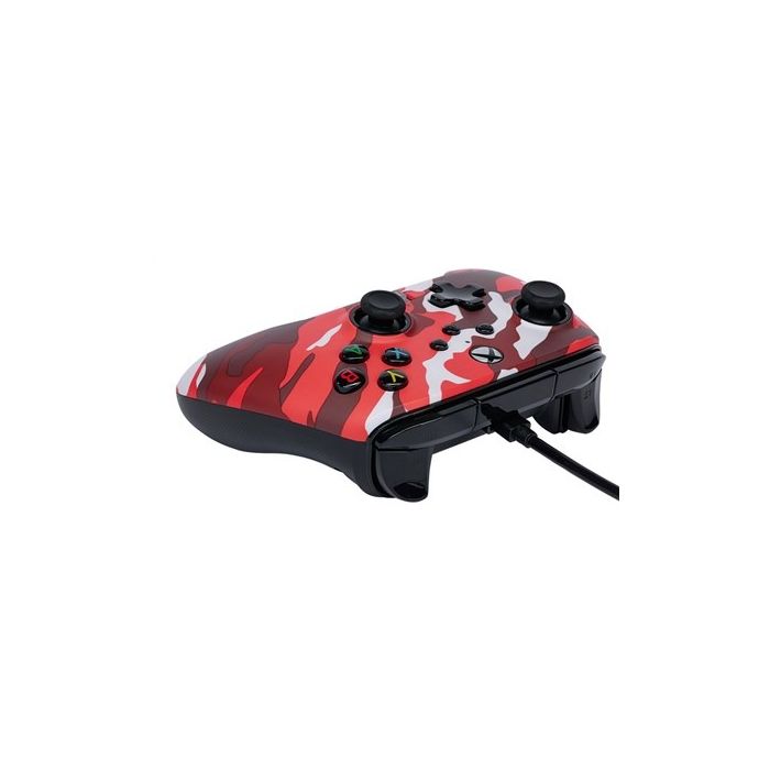 Enhanced Mando Con Cable Xbox Camuflaje Rojo POWER A 1525942-01 3