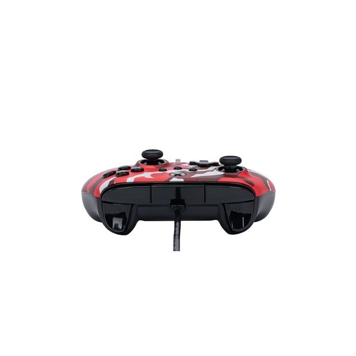 Enhanced Mando Con Cable Xbox Camuflaje Rojo POWER A 1525942-01 4
