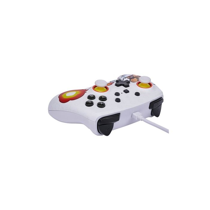 Enhanced Mando Con Cable Nintendo Switch Fireball Mario POWER A 1526549-01 7