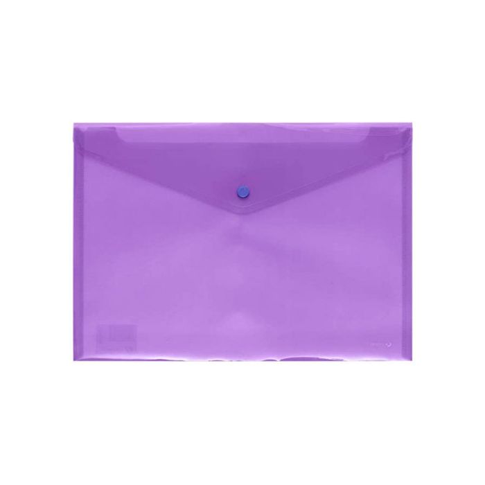 Carchivo Sobre folio c/broche pp translúcido 200 micras violeta