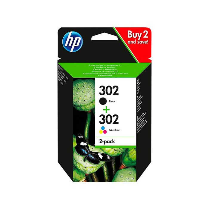 Cartucho de Tinta Compatible HP 302 XLfor envy 4525 officejet 3831 3830 1