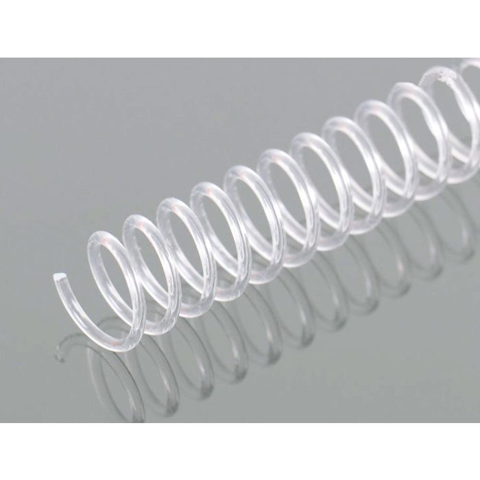 Espiral Plastico Q-Connect Transparente 32 5:1 6 mm 1,8 mm Caja De 100 Unidades 1