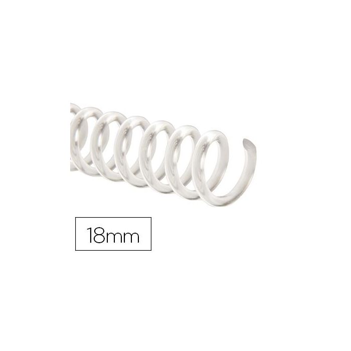 Espiral Plastico Q-Connect Transparente 32 5:1 18 mm 2 mm Caja De 100 Unidades