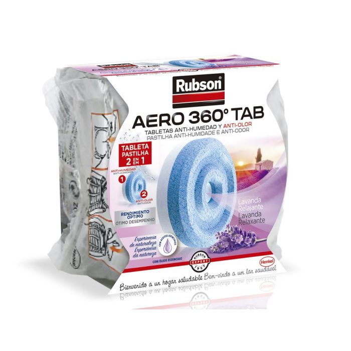 Recambio Pastilla Deshumidificador Rubson Aero 360º Aromaterapia Lavanda