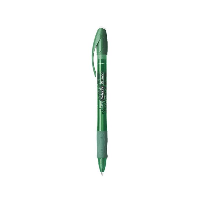 Boligrafo Bic Gelocity Illusion Borrable Verde Punta De 0,7 mm 12 unidades 2 Boligrafo Bic Gelocity Illusion Borrable Verde Punta De 0,7 mm 12 unidades 2
