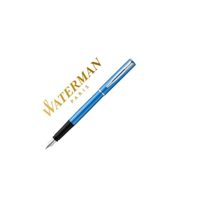 Waterman Pluma Estilográfica Allure Estuche De Regalo Lacado Azul