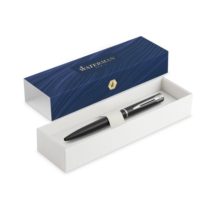 Waterman Bolígrafo Allure Punta Media Estuche De Regalo Lacado Negro 1