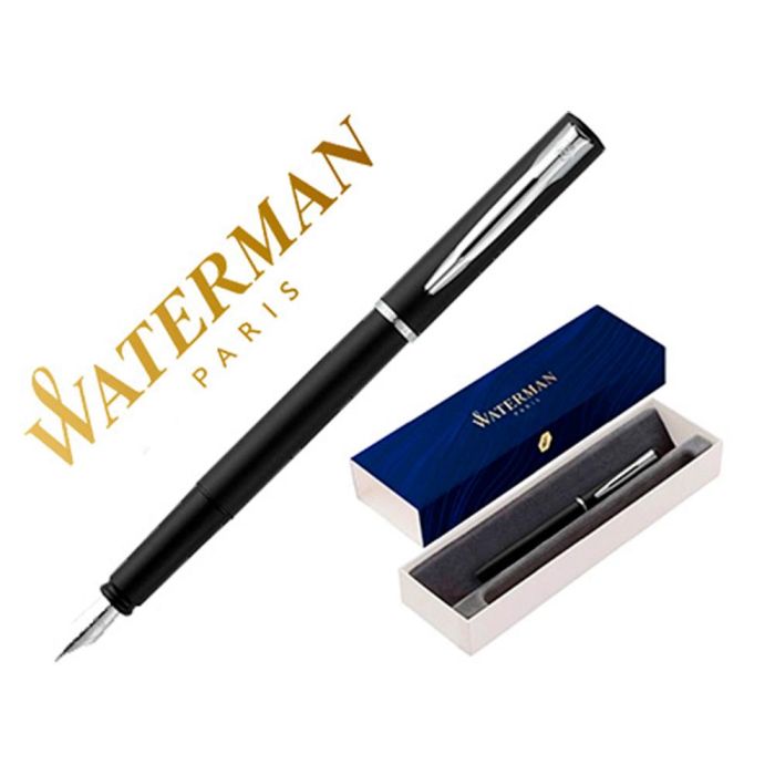 Waterman Pluma Estilográfica Allure Estuche De Regalo Lacado Negro