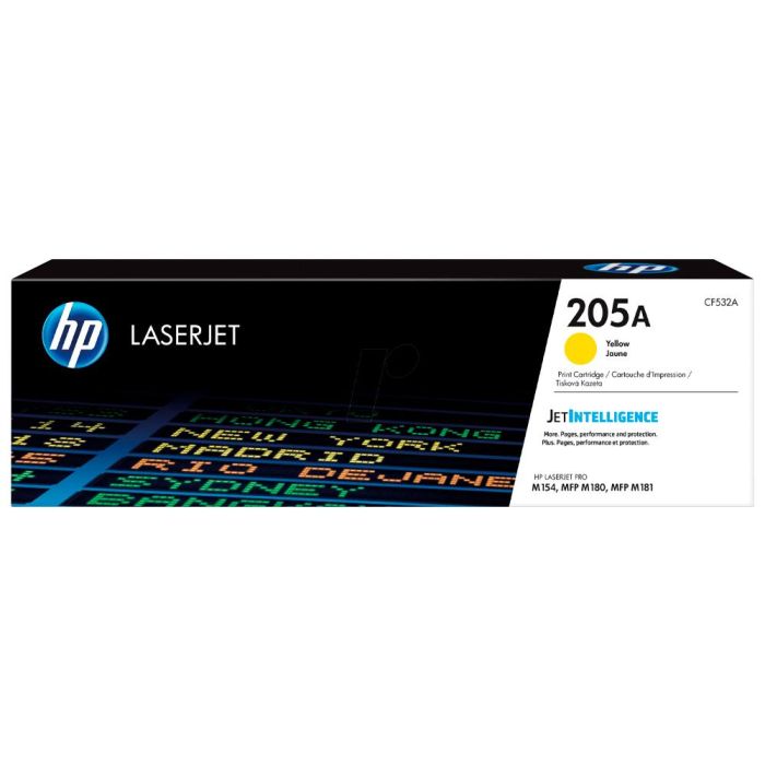 Toner Hp 205A Laserjet M154A - 154Nw - Mfp M180N - 181Fw Amarillo 900 Paginas 1