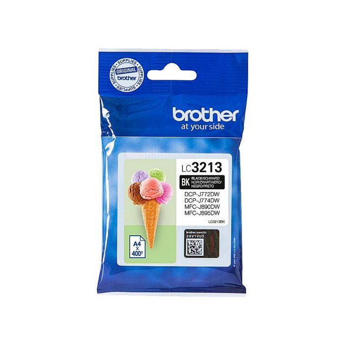 Ink-Jet Brother Lc3213 Dcp-J572 - Dcp-J772 - Dcp-J774 - Mfc-J890 - Mfc-J895 Negro 400 Pag 1