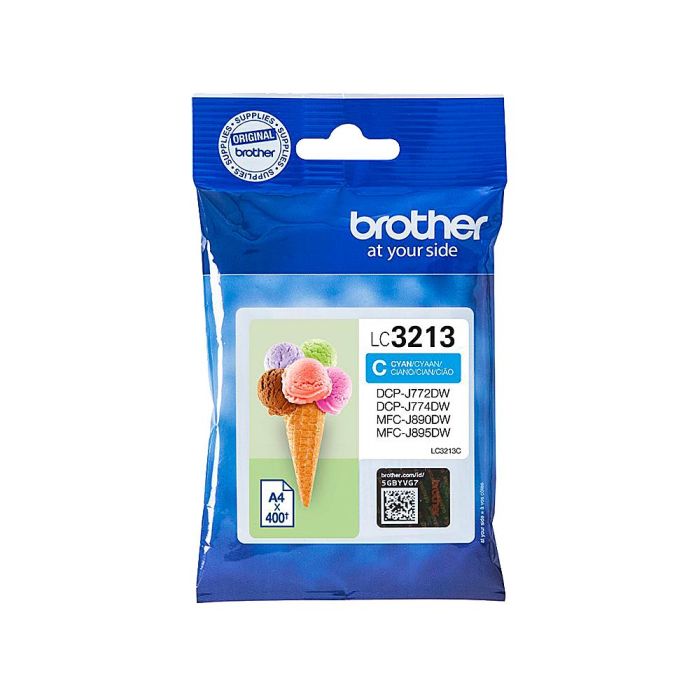 Cartucho de Tinta Original Brother LC-3213C Cian 1