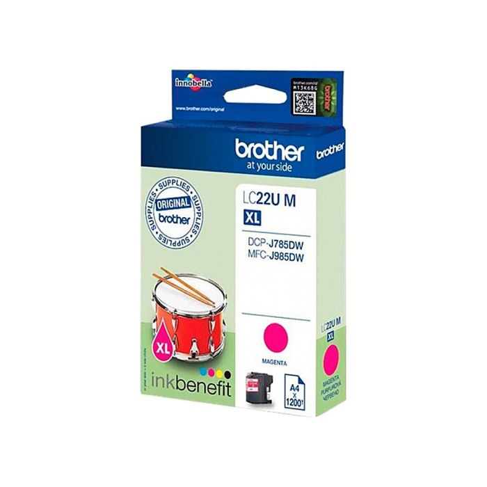 Cartucho de Tinta Original Brother LC-22UY Magenta 1