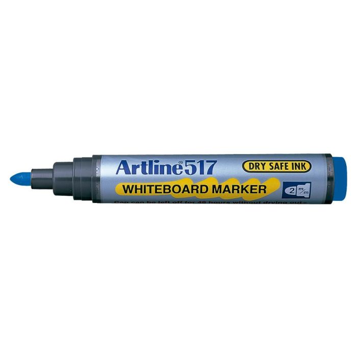 Rotulador Artline Pizarra Ek-517 Azul Punta Redonda 2 mm Tinta De Bajo Olor 12 unidades 2