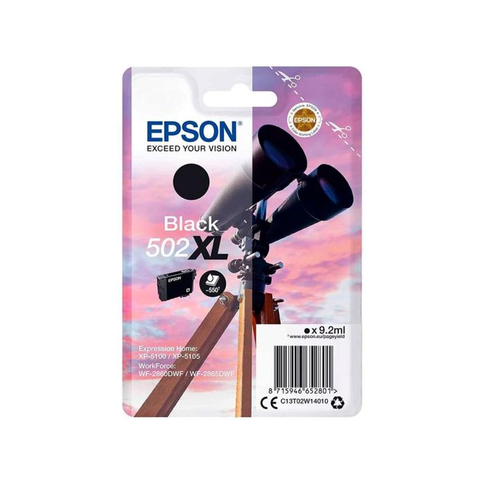 Cartucho de Tinta Original Epson C13T02W14010 Negro 1