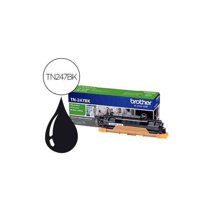 Toner Brother Tn247Bk Dcp-L3510Cdw - Hl-L3270Cdw - Mfc-L3710Cw Negro 3000 Paginas