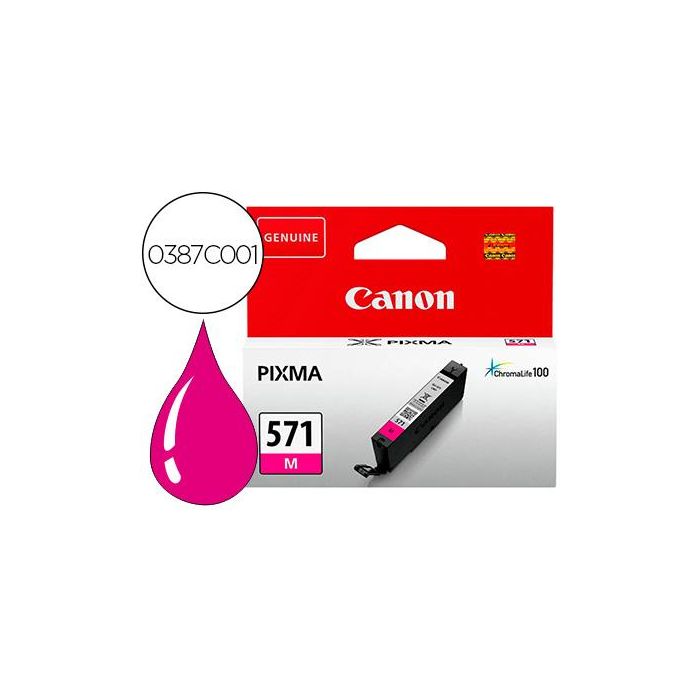 Canon Tinta Magenta Mg5750-Mg6850-Mg7750 - Cli571M