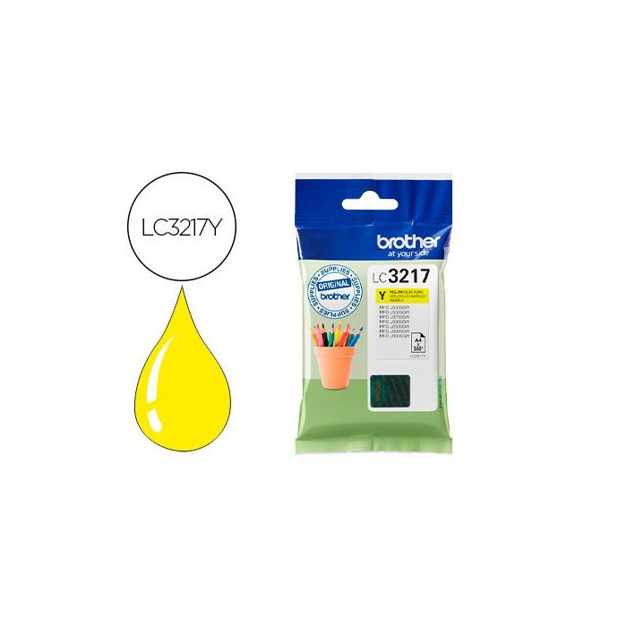 Brother Tinta Amarillo Para Mfcj6530Dw, Mfcj5730Dw