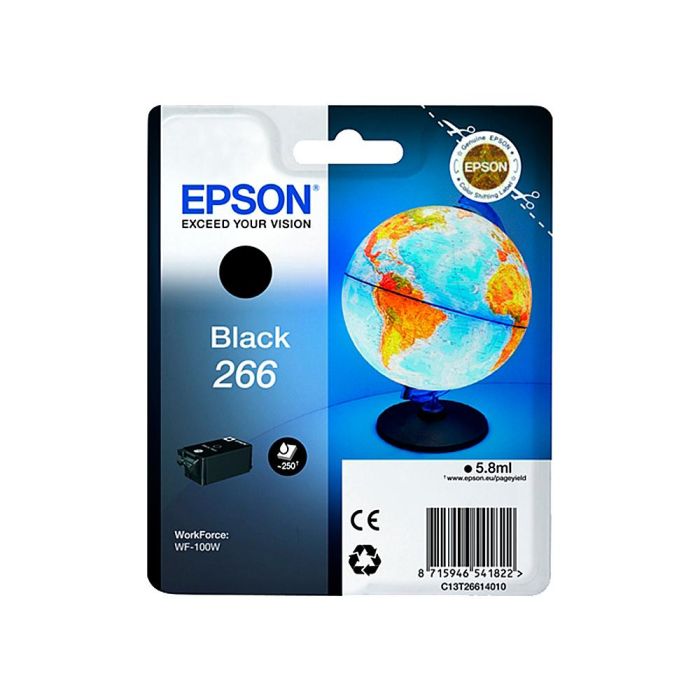 Ink-Jet Epson 266 Wf-100 W Negro 250 Paginas 1