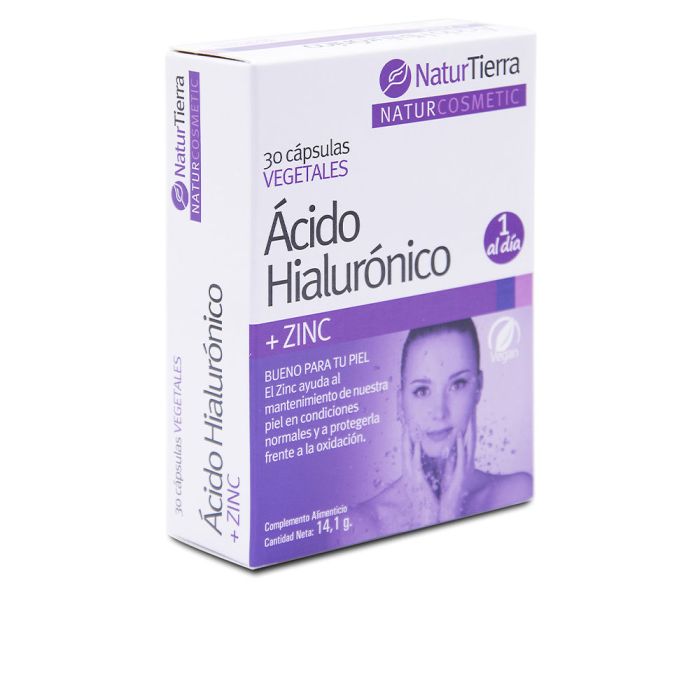 Ácido hialurónico + zinc 30 caps vegetales Ácido hialurónico + zinc 30 caps vegetales