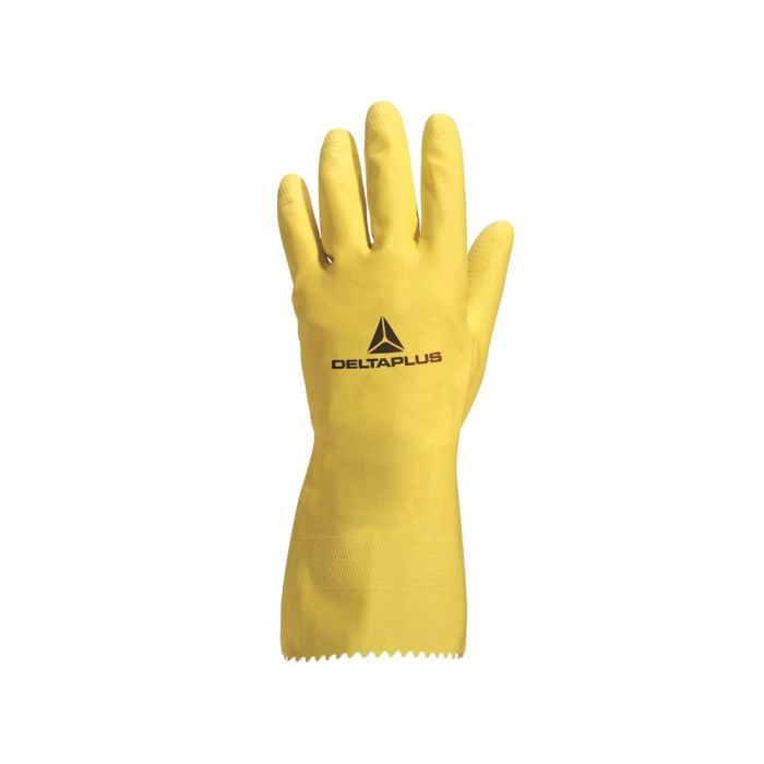 Guantes Deltaplus De Nitrilo Desechable Negro Caja De 100 Unidades Talla 7-8 1