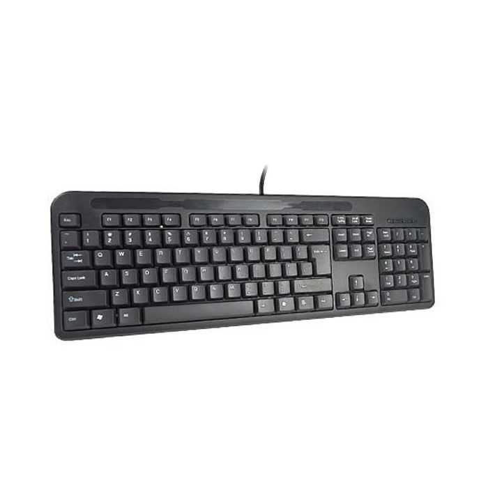 Teclado Q-Connect Negro Con Cable 1,5 M Compatible Windows 1