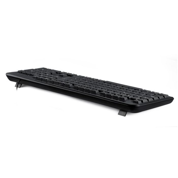 Teclado Q-Connect Negro Con Cable 1,5 M Compatible Windows 2