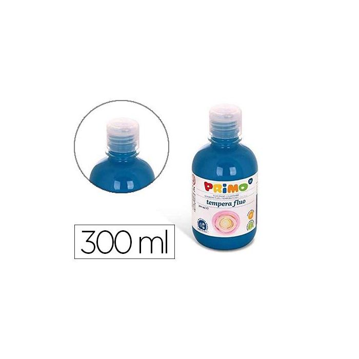 Tempera Liquida Primo Escolar 300 mL Azul Marino Fluorescente