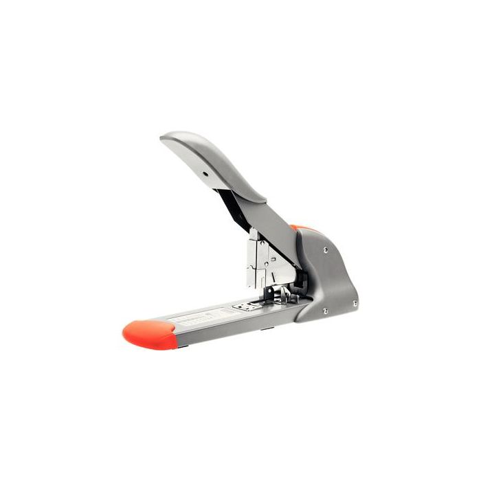 Grapadora Rapid Fashion Hd210 Plata-Naranja Capacidad 210 Hojas Usa Grapas 9-8-24 Y 23-8-24