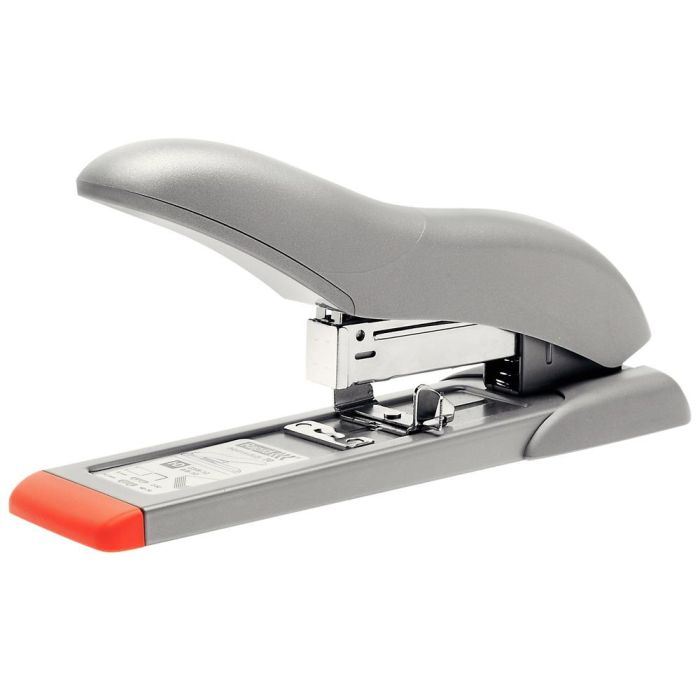 Grapadora Rapid Fashion Hd70 Plata-Naranja Capacidad 70 Hojas Usa Grapas 9-8-10 Y 23-8-10 1