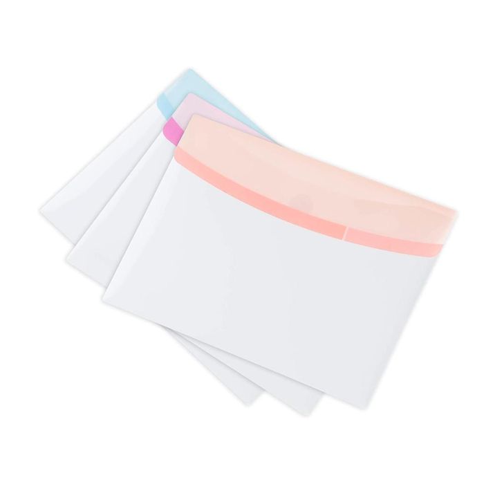 Carpeta Tarifold Portadocumentos Color Dream Polipropileno Din A5 Velcro Colores Pastel Pack 6 Unidades 1