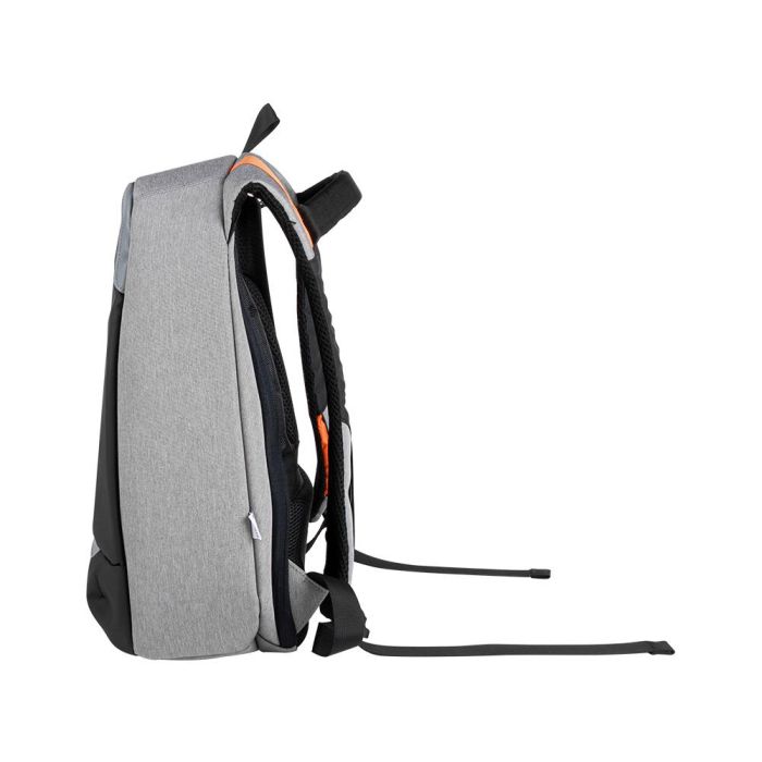 Mochila Para Portatil Q-Connect 18-' Negra - Gris Poliester Impermeable 460x170X310 mm 1