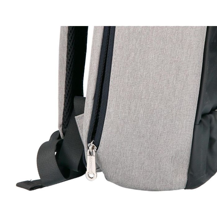 Mochila Para Portatil Q-Connect 18-' Negra - Gris Poliester Impermeable 460x170X310 mm 2