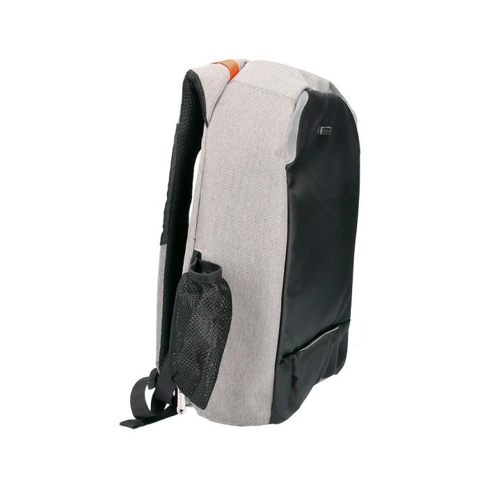 Mochila Para Portatil Q-Connect 18-' Negra - Gris Poliester Impermeable 460x170X310 mm 3