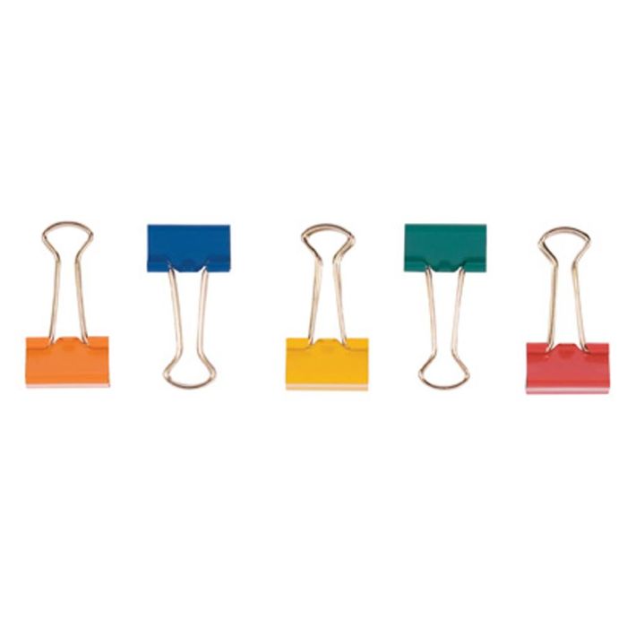 Pinza Metalica Q-Connect Reversible N.1 19 mm Caja De 10 Unidades Colores Surtidos 1