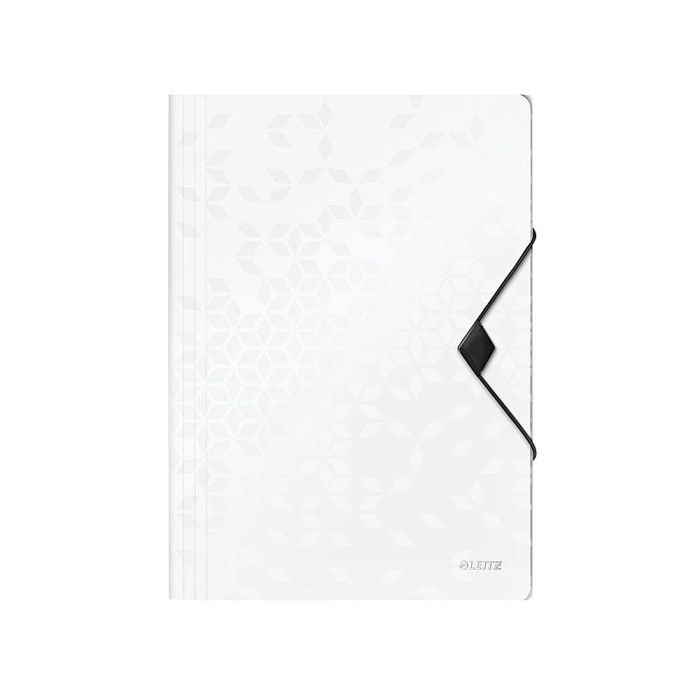 Carpeta Leitz Wow Gomas Solapas Polipropileno Din A4 Color Blanco 1