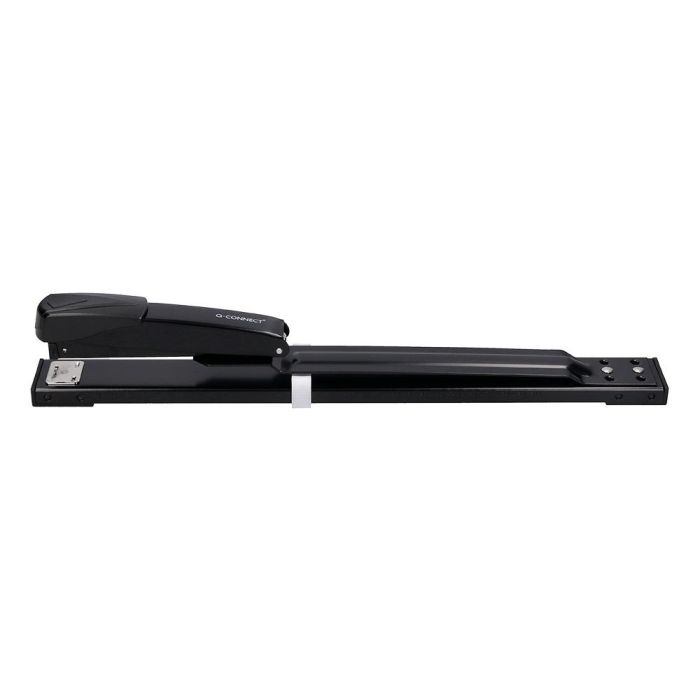 Grapadora Q-Connect Kf02292 Metalica Brazo Largo Capacidad 20 Hojas Usa Grapas 24-6 Y 26-6 Color Negro 2